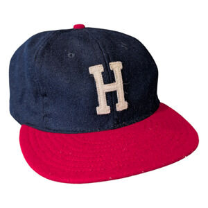 90's Wool Hartford Chiefs Varsity Style Leather Strapback Hat